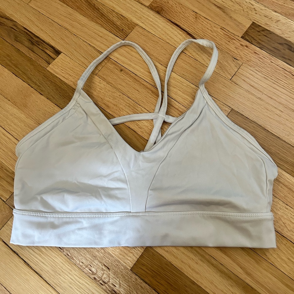 Balance athletica white sports bra